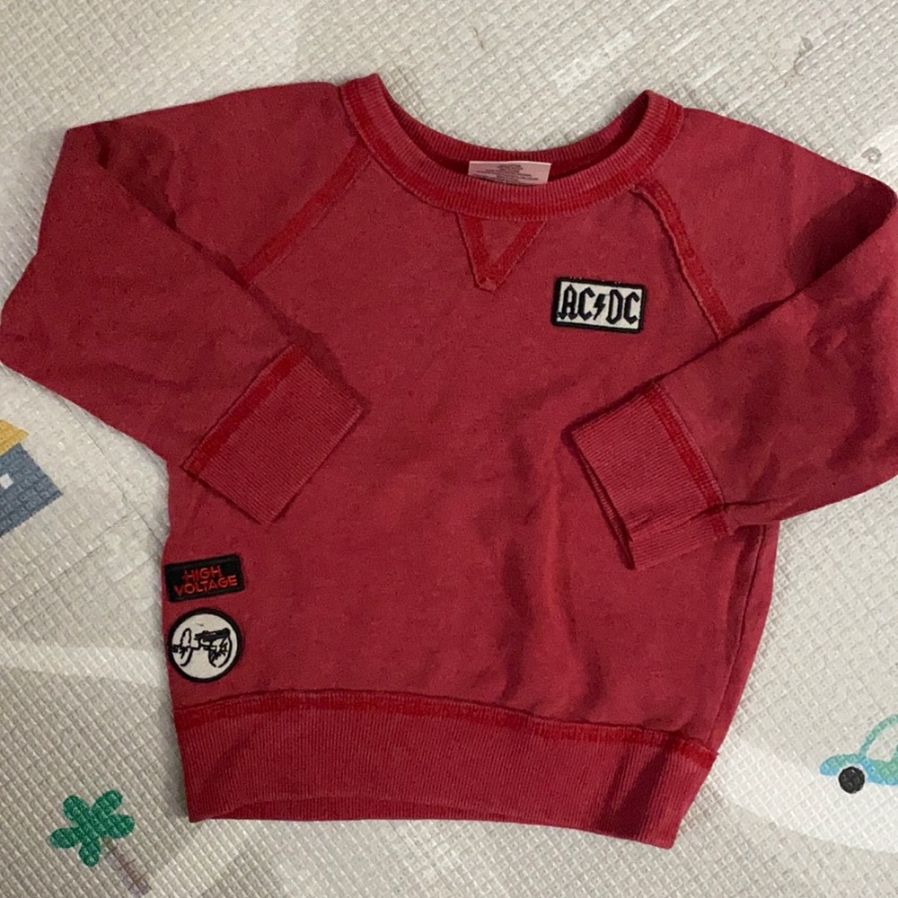 Boys AC/DC sweatshirt